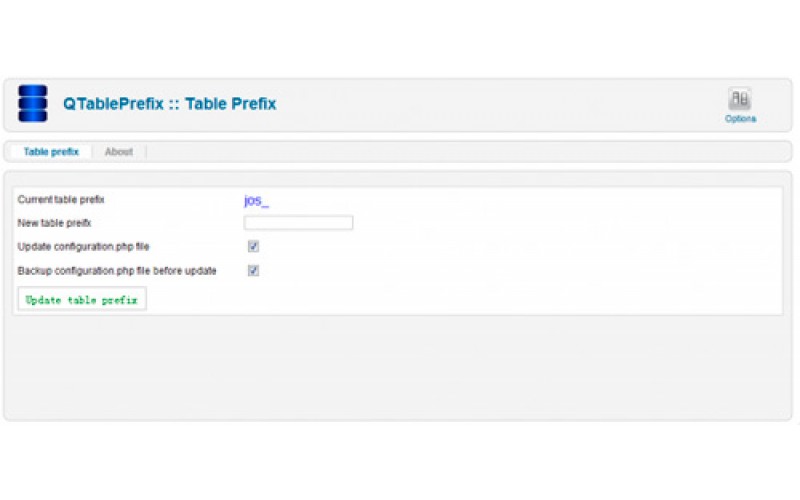 QTablePrefix